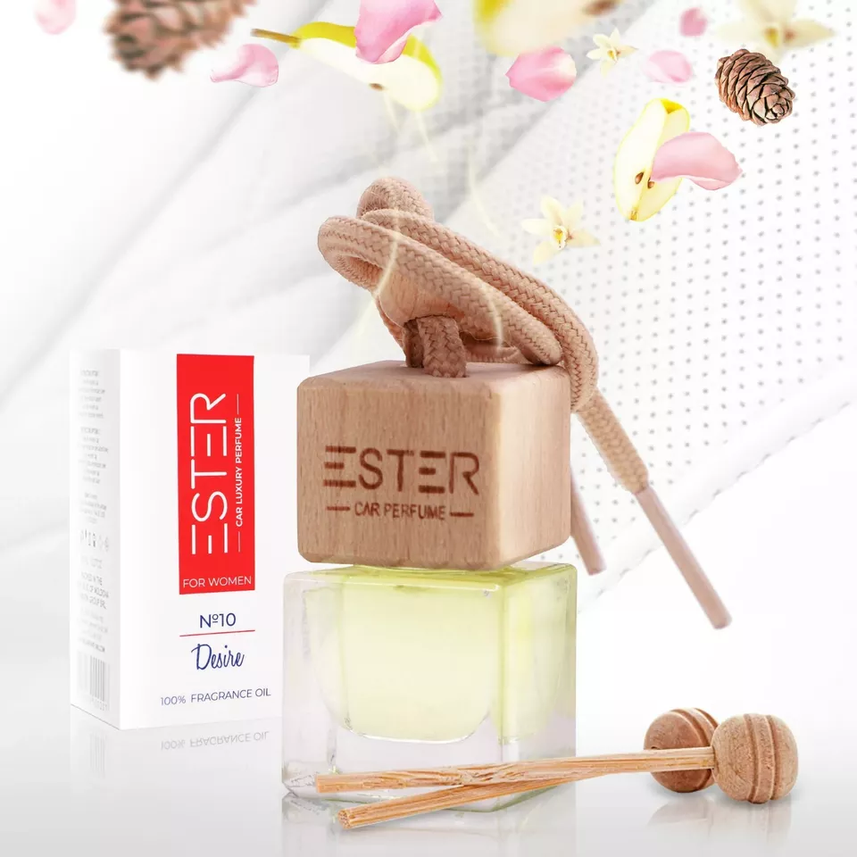 ESTER car luxury perfume for women. Nr 10 Desire in box