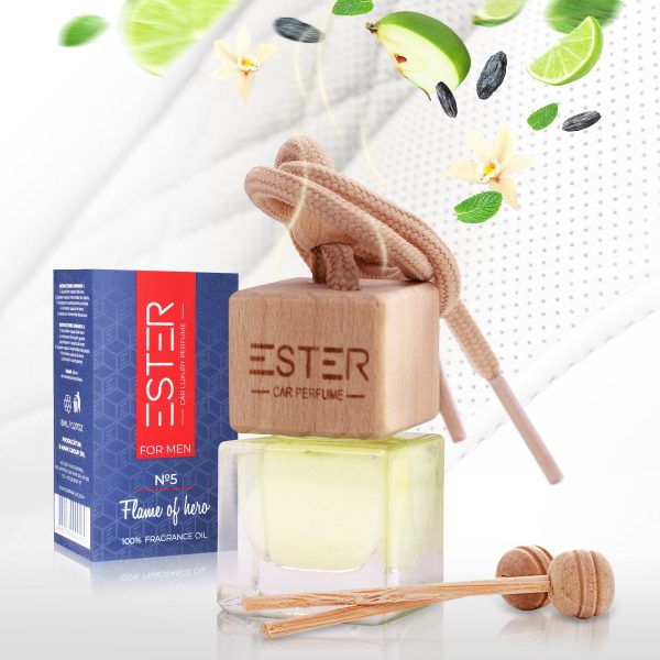 Nr. 5 flame of Hero: Car Luxury Perfume, For Men