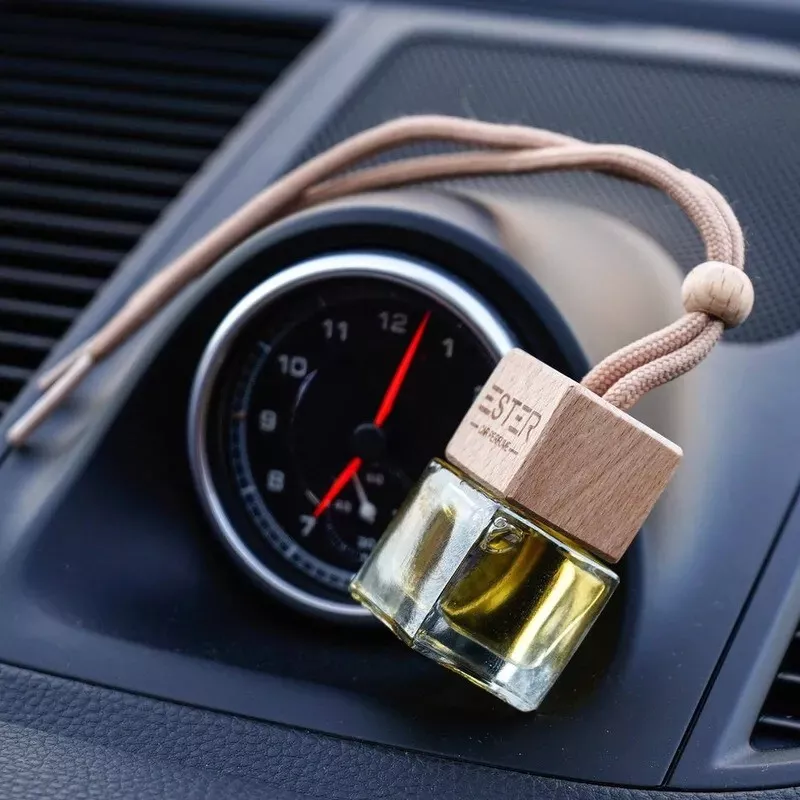 Premium car perfume with aromatherapy and a rope to install in a car